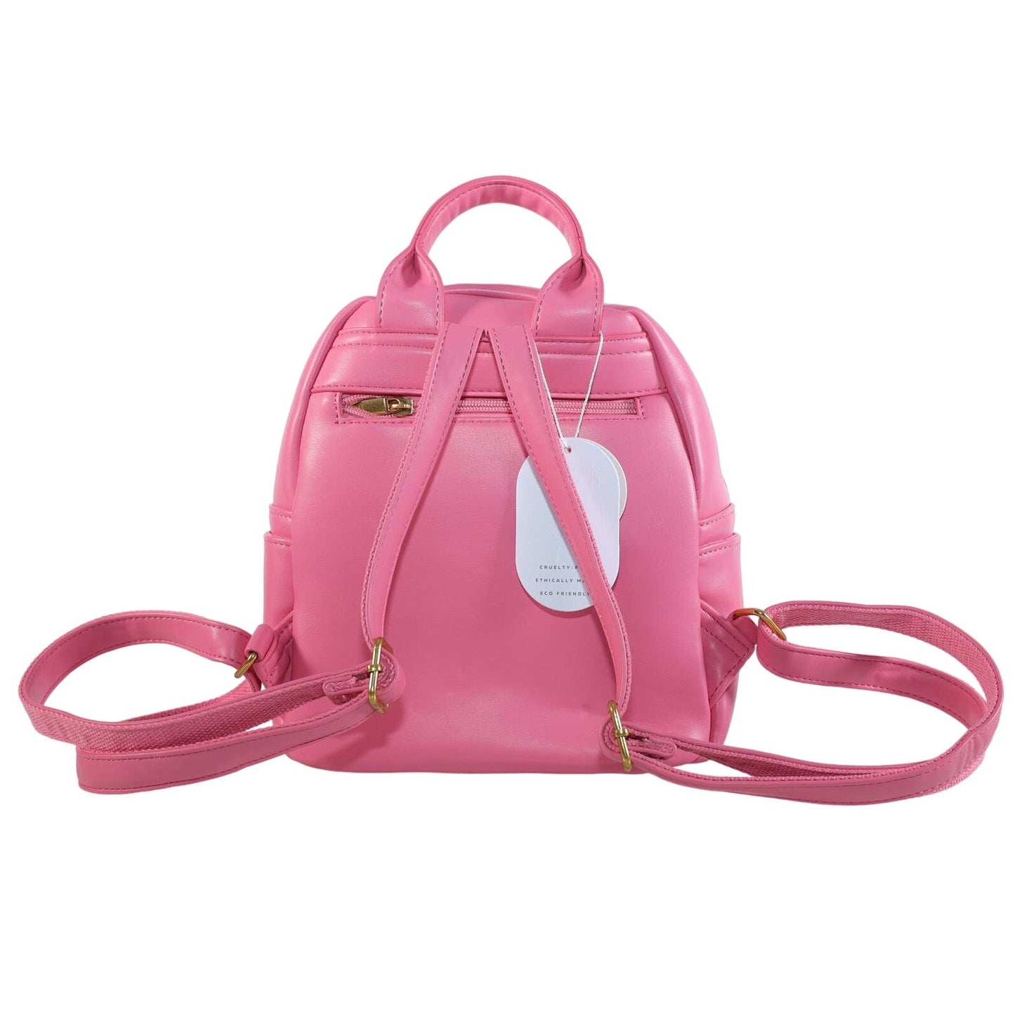 Melie Bianco Louise Recycled Vegan Leather Backpack - Pink