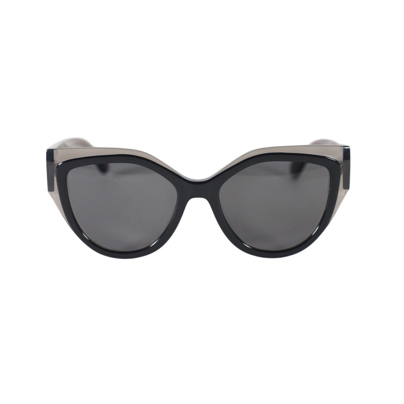 Salvatore Ferragamo Women's Cat Eye Sunglasses - Transparent Grey / Black