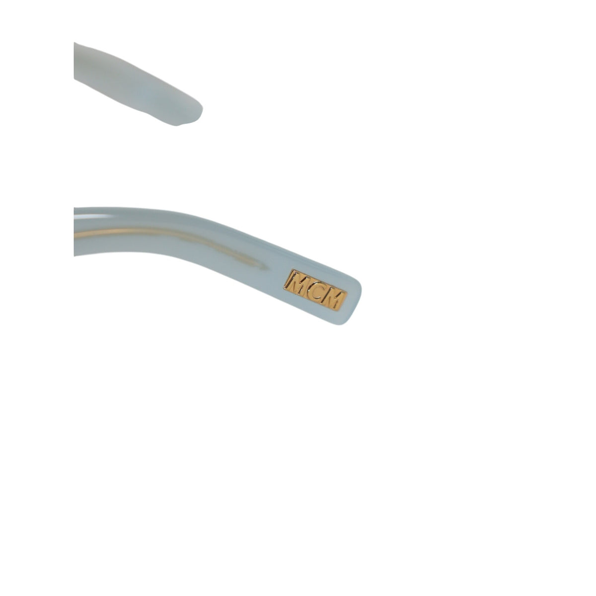 MCM Rectangle Cat Eye Sunglasses - Shiny Light Blue / Smoke