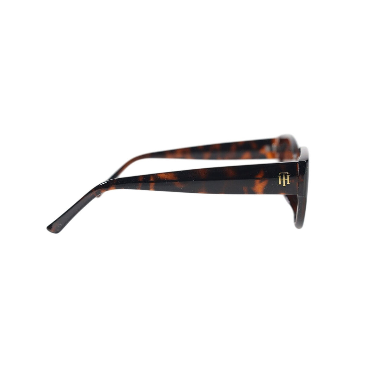 Tommy Hilfiger Women’s Oval Sunglasses – Dark Tortoise / Brown Gradient