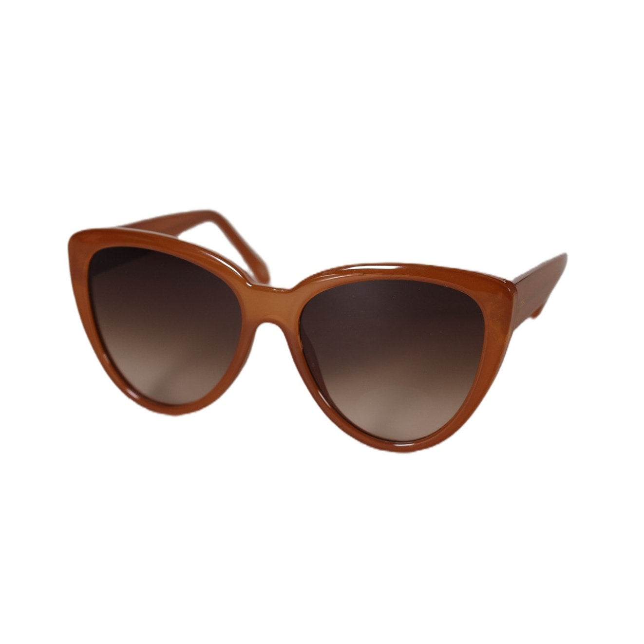 Fossil Women's Cat Eye Sunglasses - Brown / Brown Gradient