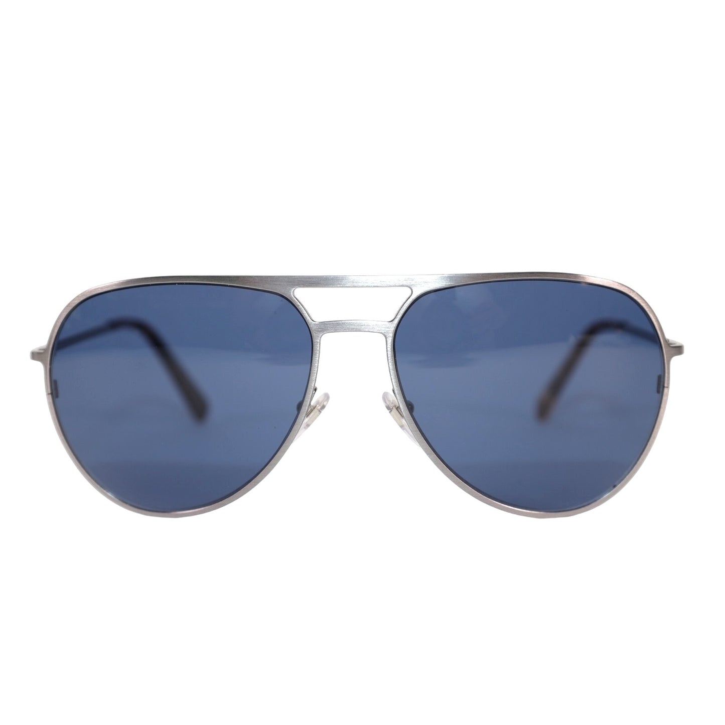 Montblanc Mens Aviator Sunglasses - Gunmetal Grey/Blue