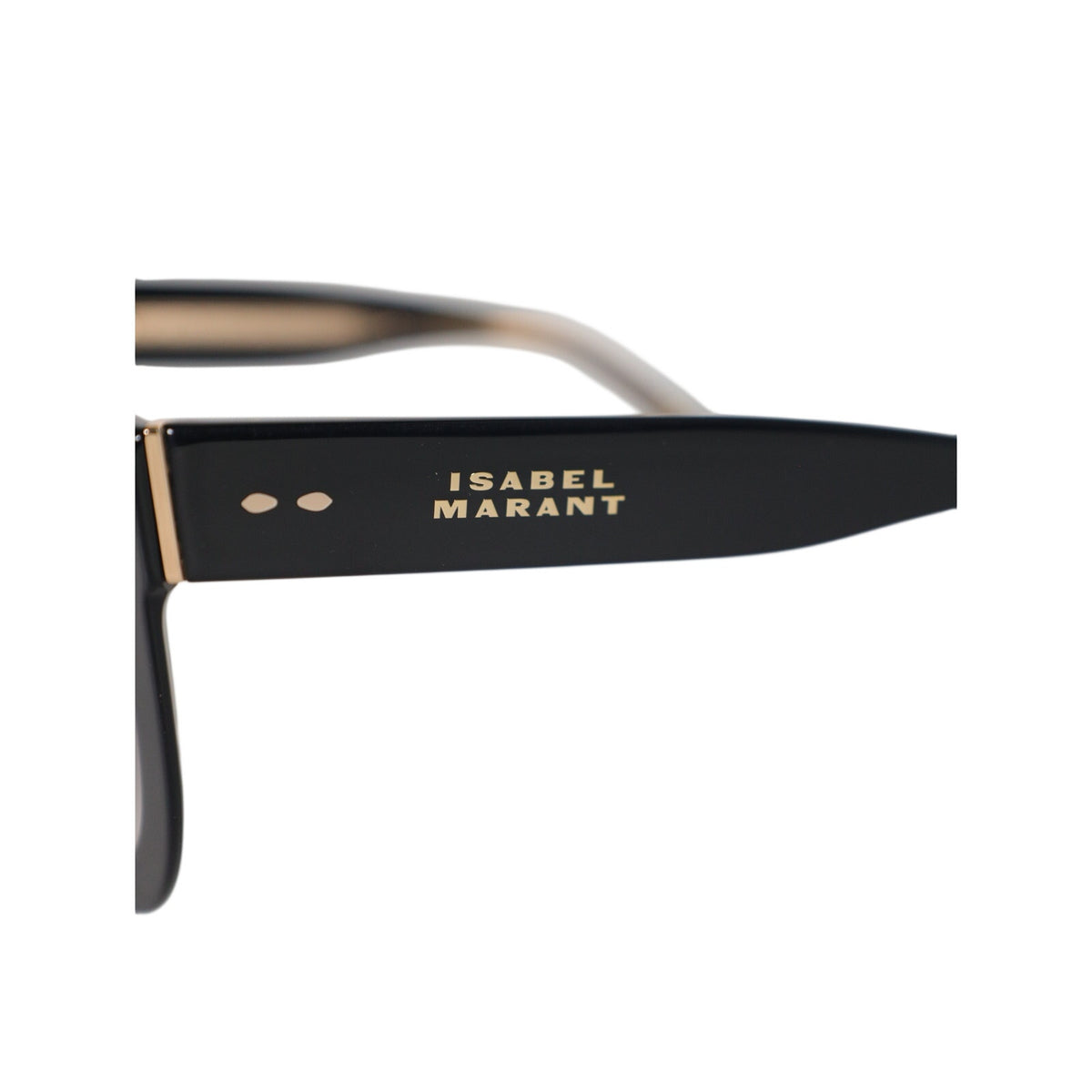 Isabel Marant Flat-Top Aviator Sunglasses – Black / Grey Gradient