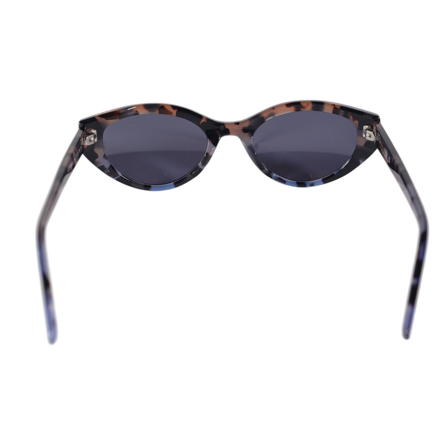 DKNY Narrow Cat Eye Womens Sunglasses - Mocha / Blue Tortoise Gradient