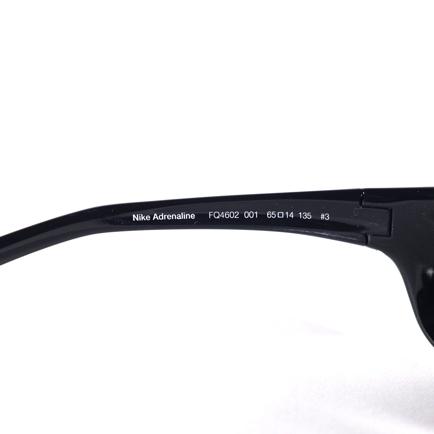 Nike Adrenaline Wraparound Sport Performance Mens Sunglasses-Black / Grey