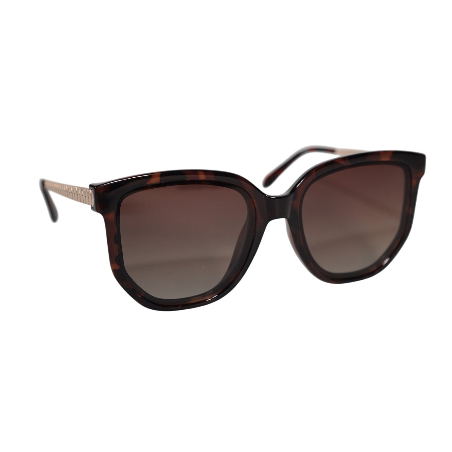 Quay Australia COFFEE RUN Polarized Round Womens Sunglasses-Tortoise/Brown