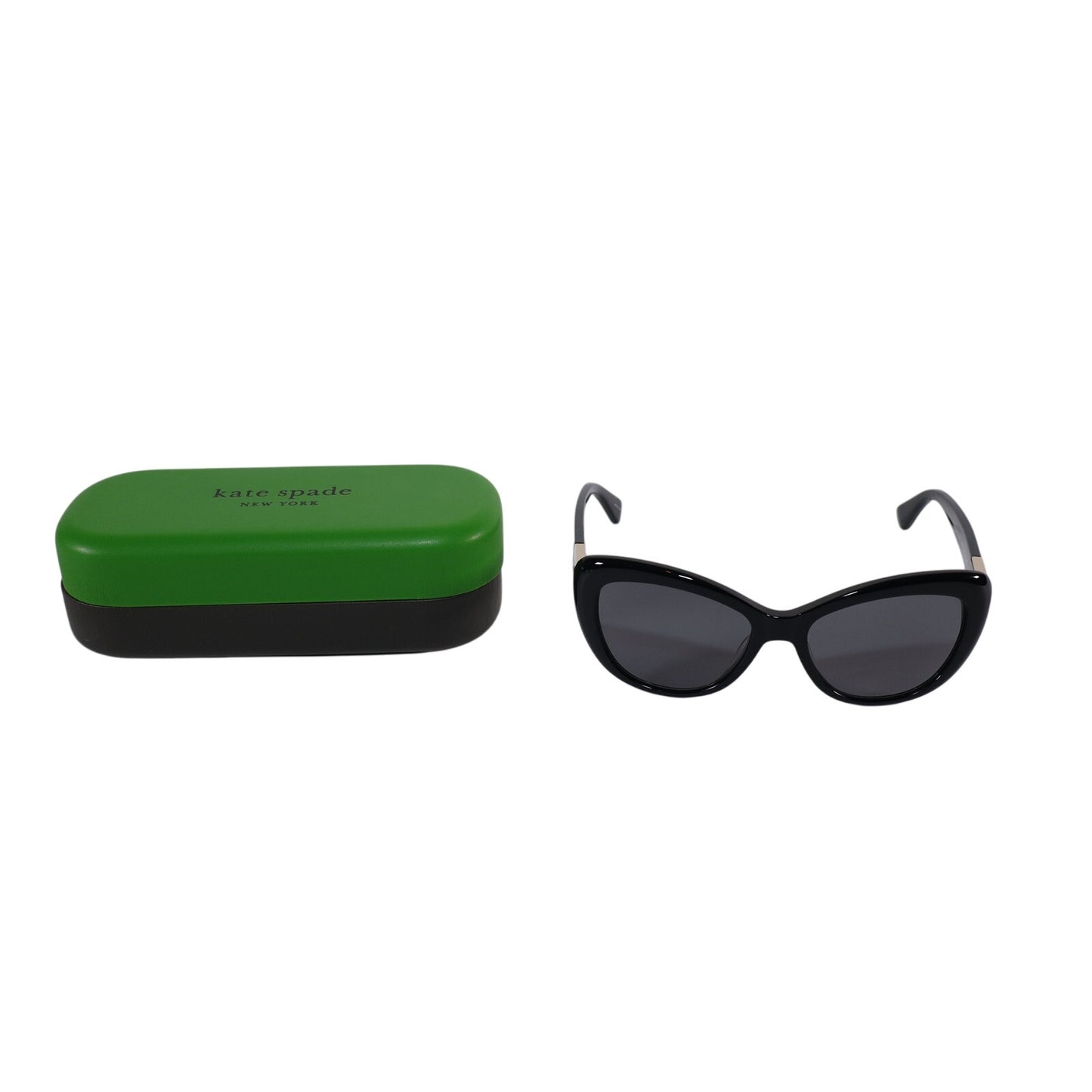 Kate Spade EMMALYNN Cat Eye Polarized Womens Sunglasses - Black/Grey