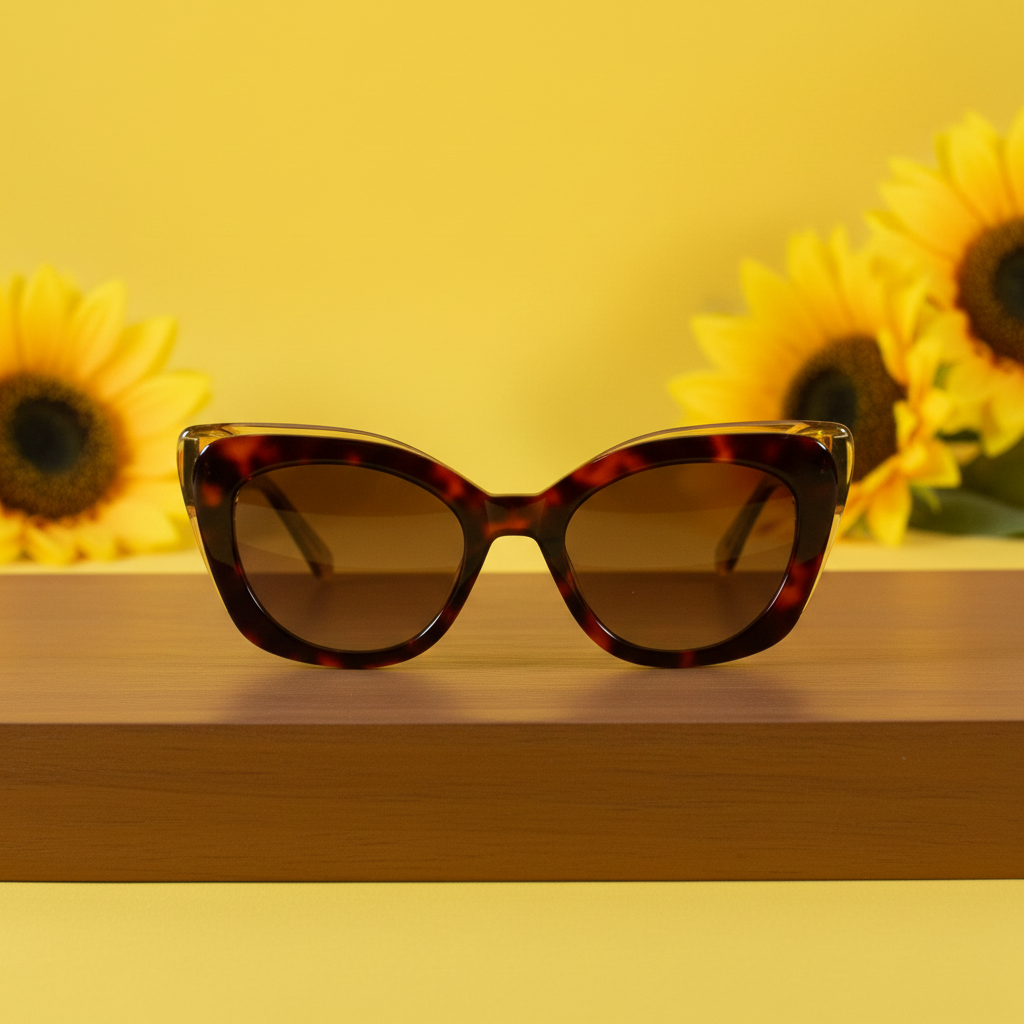 Kate Spade MARIGOLD Cat Eye Polarized Sunglasses - Havana / Brown