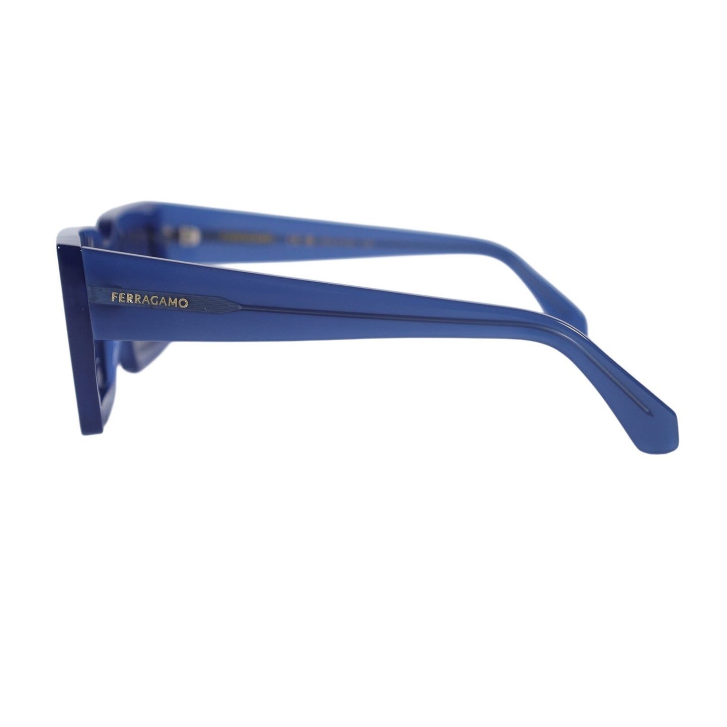Salvatore Ferragamo Rectangle Women’s Sunglasses – Opaline Blue Cobalt