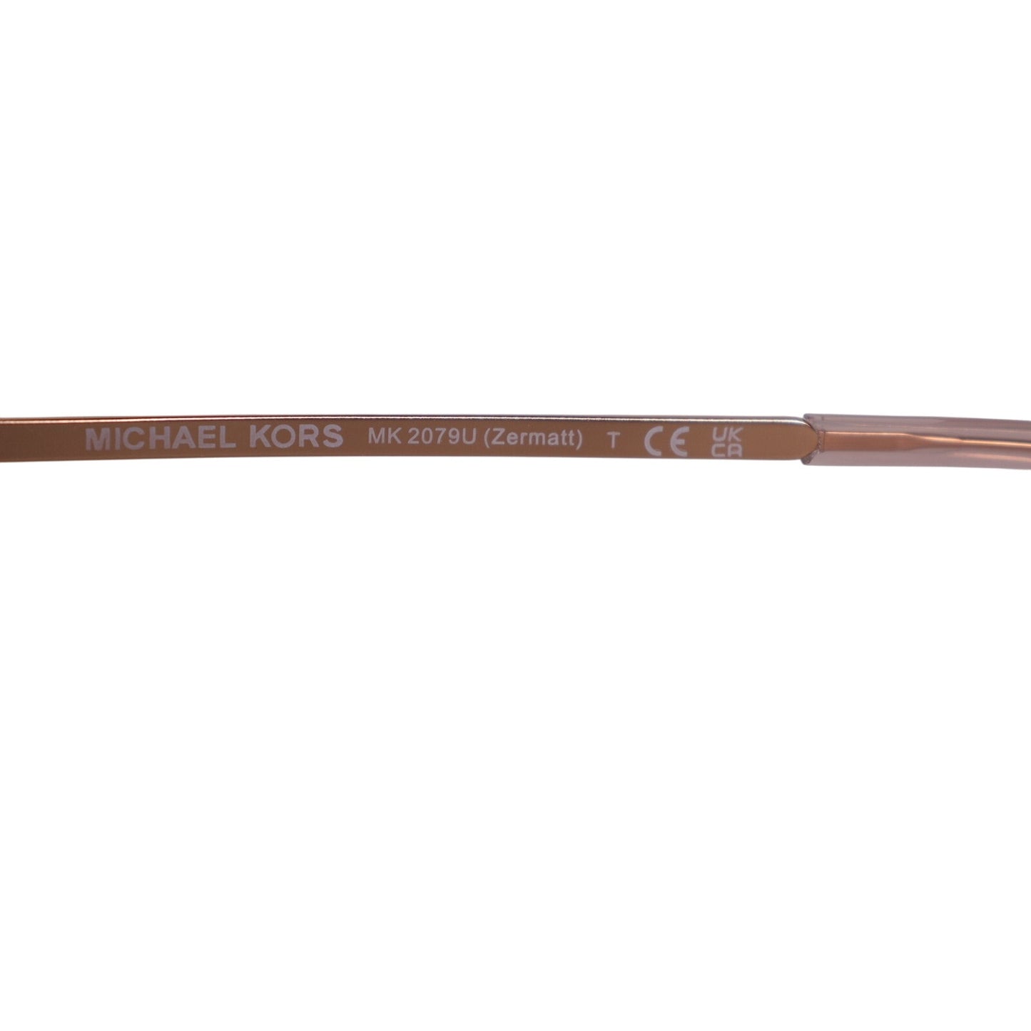 Michael Kors ZERMATT Women's Sunglasses-Transparent Pink / Rose Gold Mirror