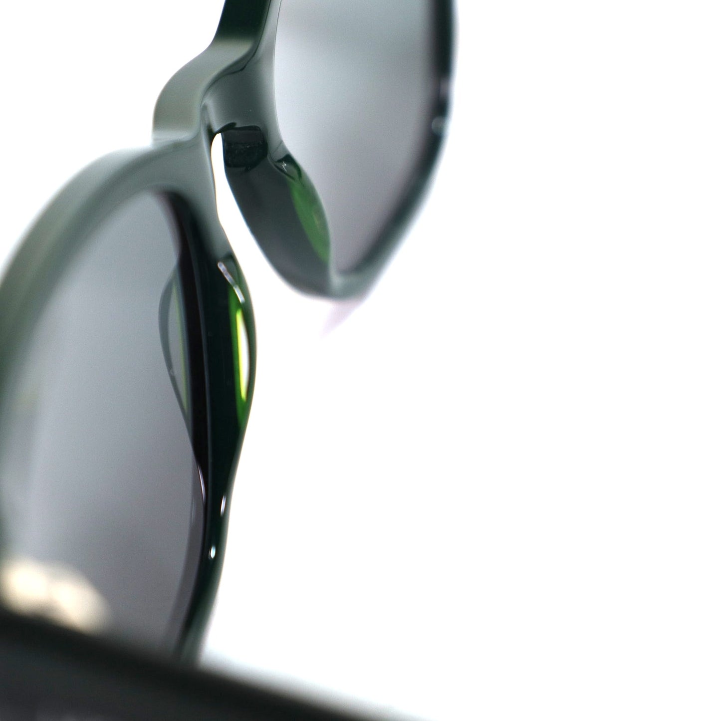 Lacoste Rounded Square Men's Sunglasses – Deep Jade Green / Grey Lenses