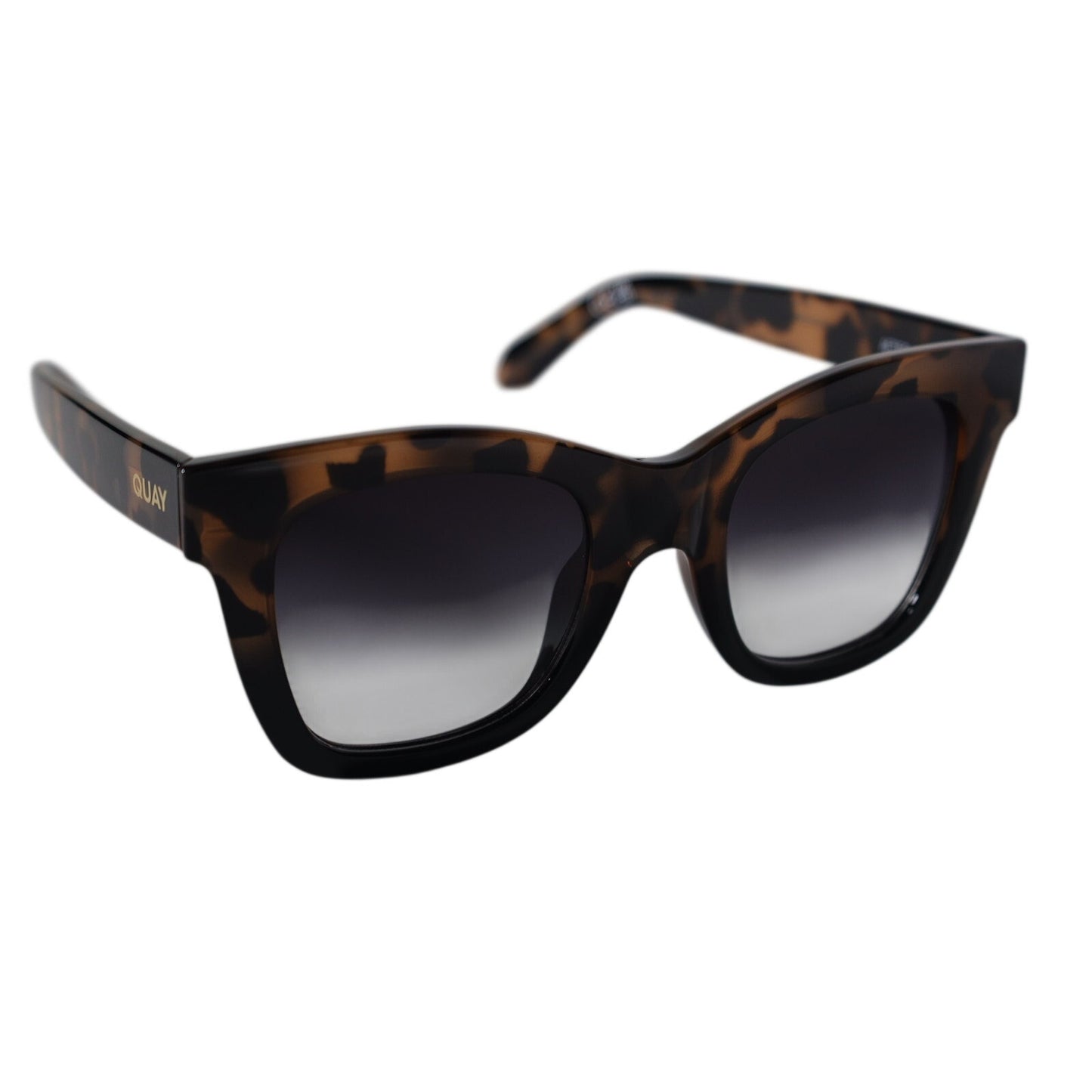 Quay Australia AFTER HOURS Women's Sunglasses - Tortoise Black/Black Fade