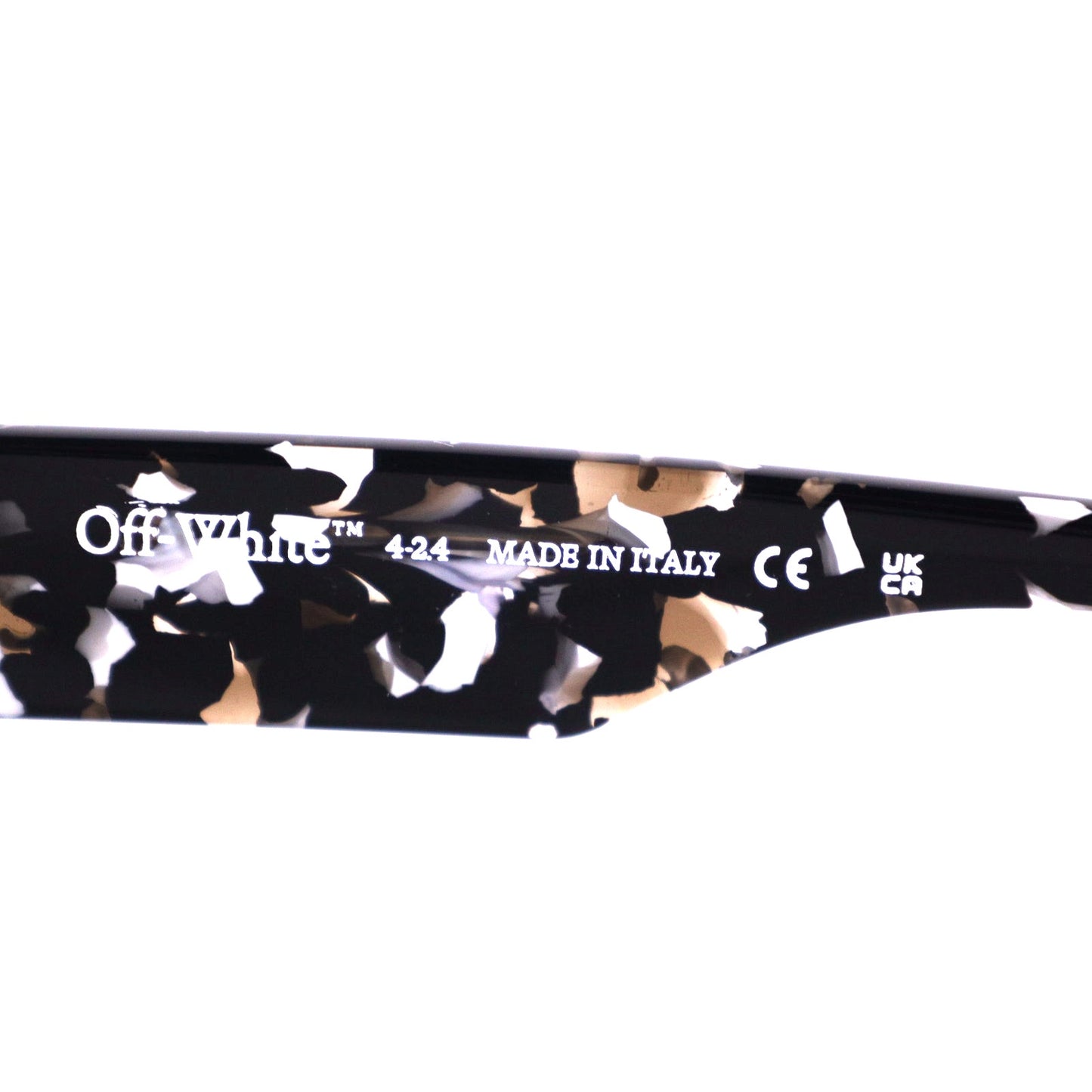 Off-White SYRACUSE Shield Sunglasses - Havana Black / Dark Grey