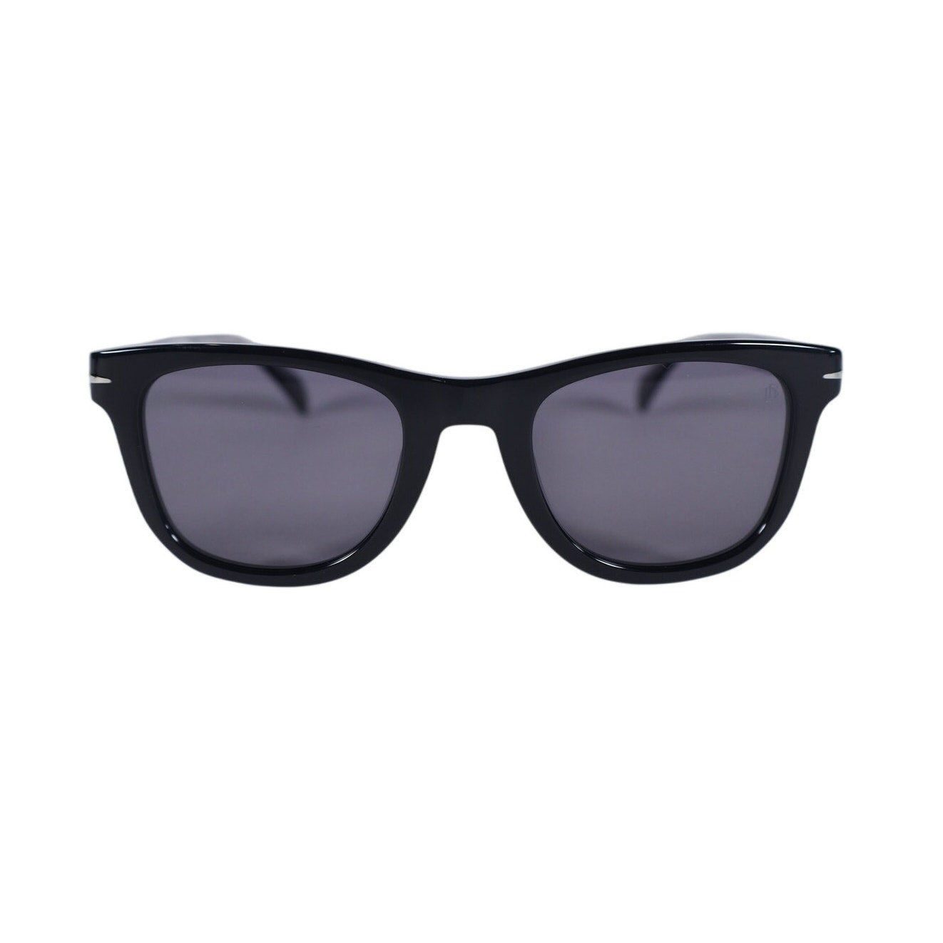 David Beckham Men's Square Polarized Sunglasses - Black / Grey