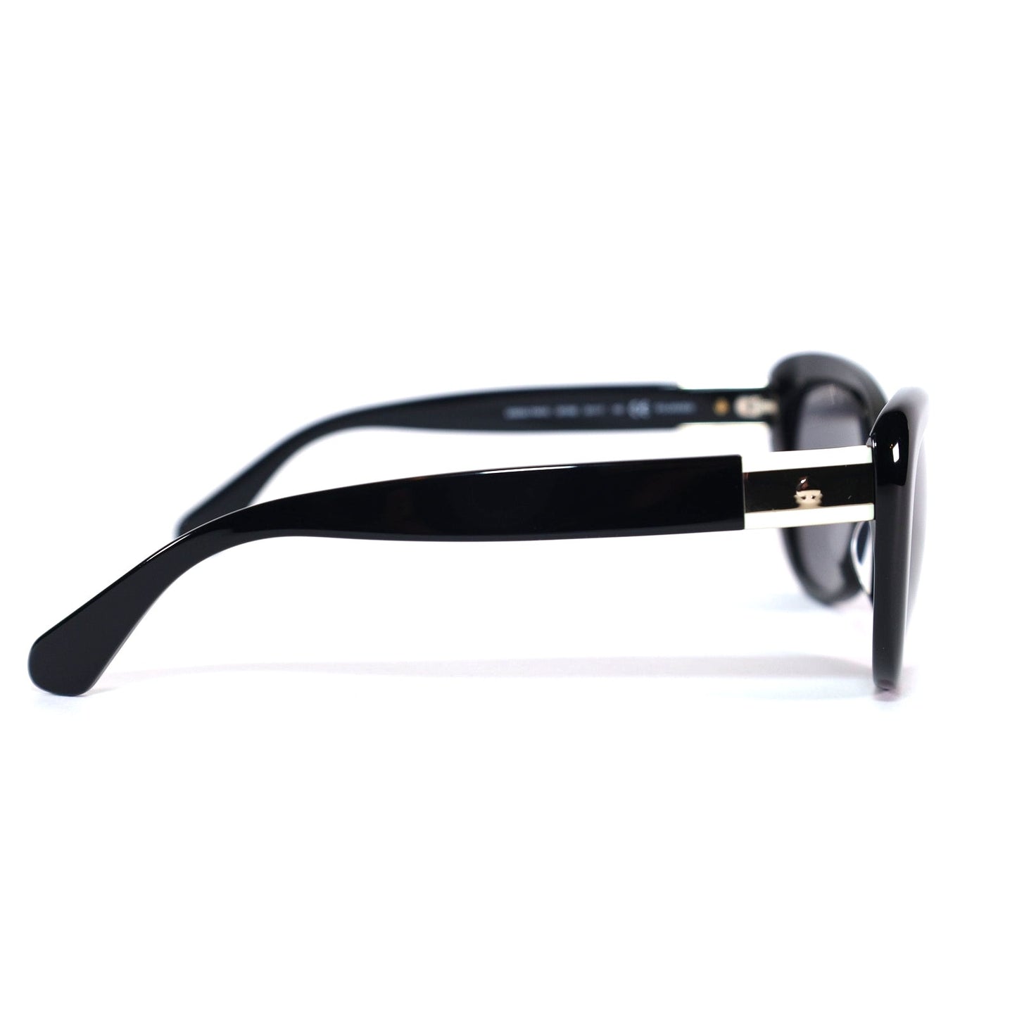 Kate Spade EMMALYNN Cat Eye Polarized Womens Sunglasses - Black/Grey