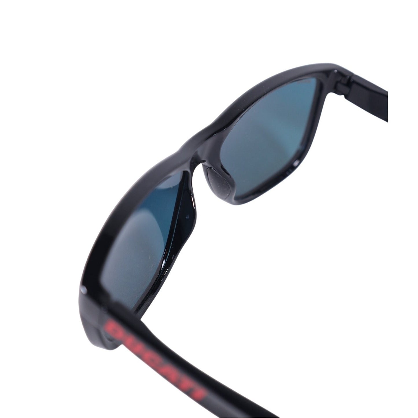 Carrera x Ducati Square Lightweight Sunglasses - Black Frame/Red Mirrored