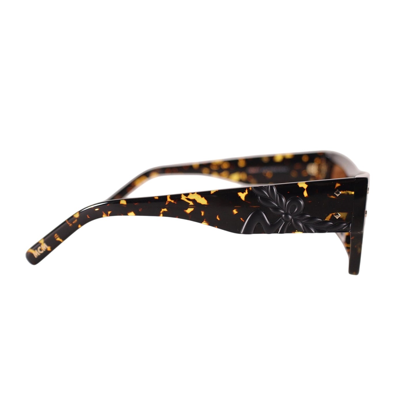 MCM Rectangle Sunglasses - Dark Havana / Brown