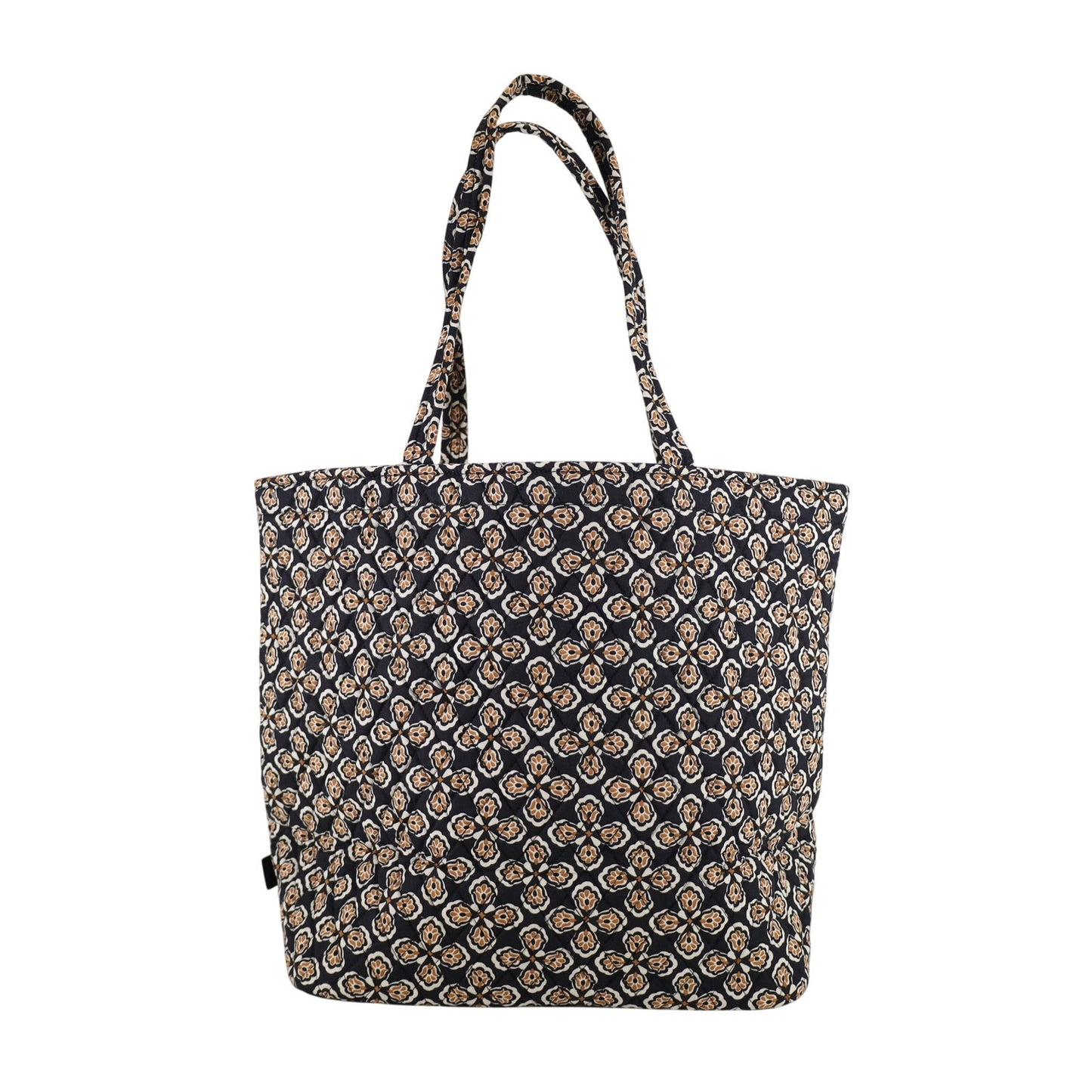 Vera Bradley Quilted Cotton Grand Tote - Butter Cookie Medallion Moonless Night