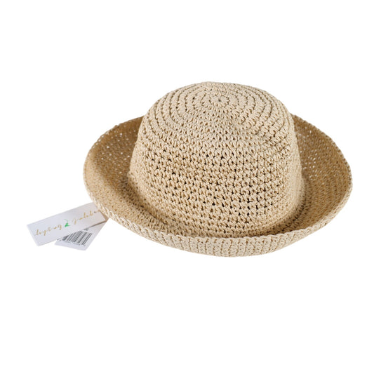 Gyal Bashy Boano Crochet Bucket Hat – Natural Straw