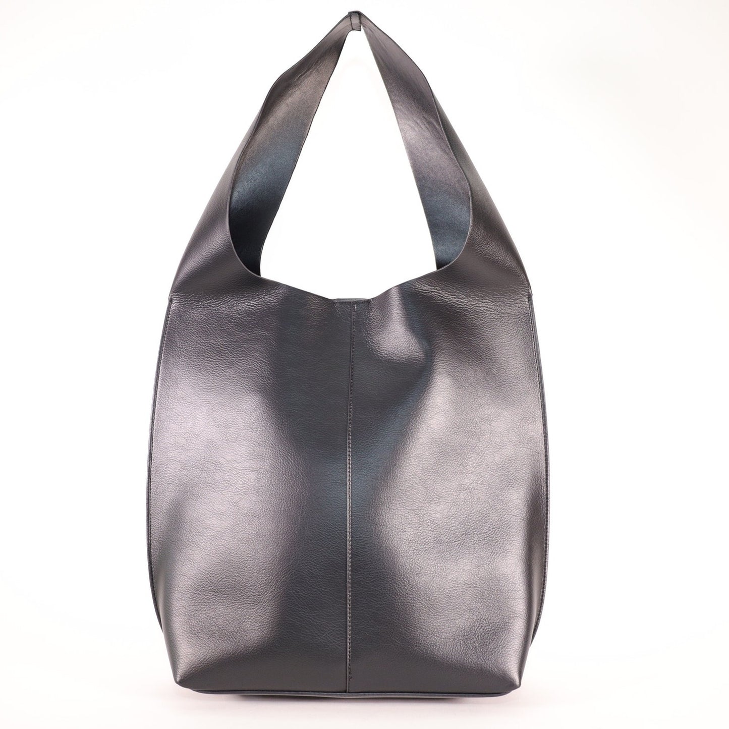 Ideal of Sweden Frankie Boho Shoulder Bag - Smooth Black Vegan Leather