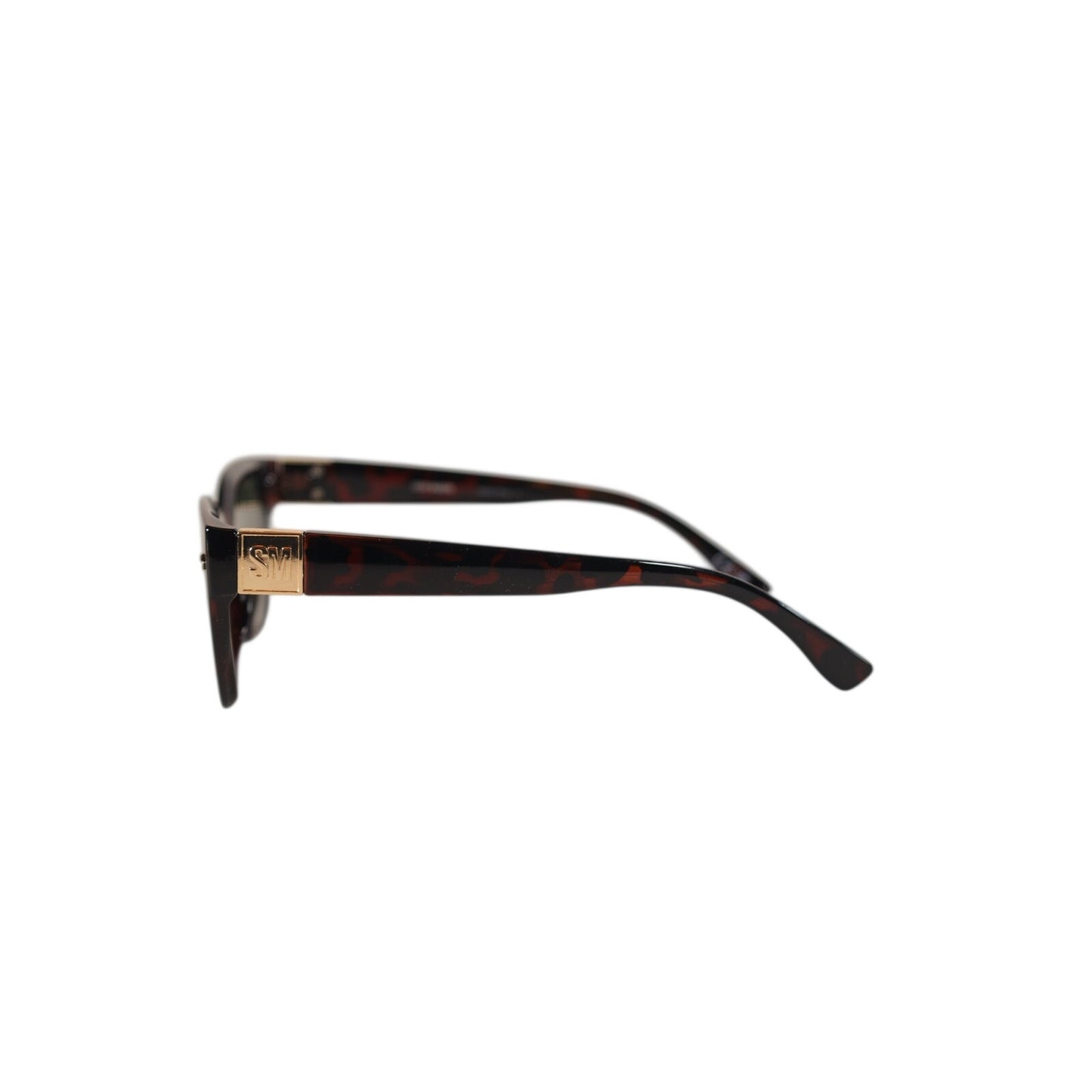 Steve Madden SHAINEY Cat Eye Women's Sunglasses - Dark Tortoise / Green