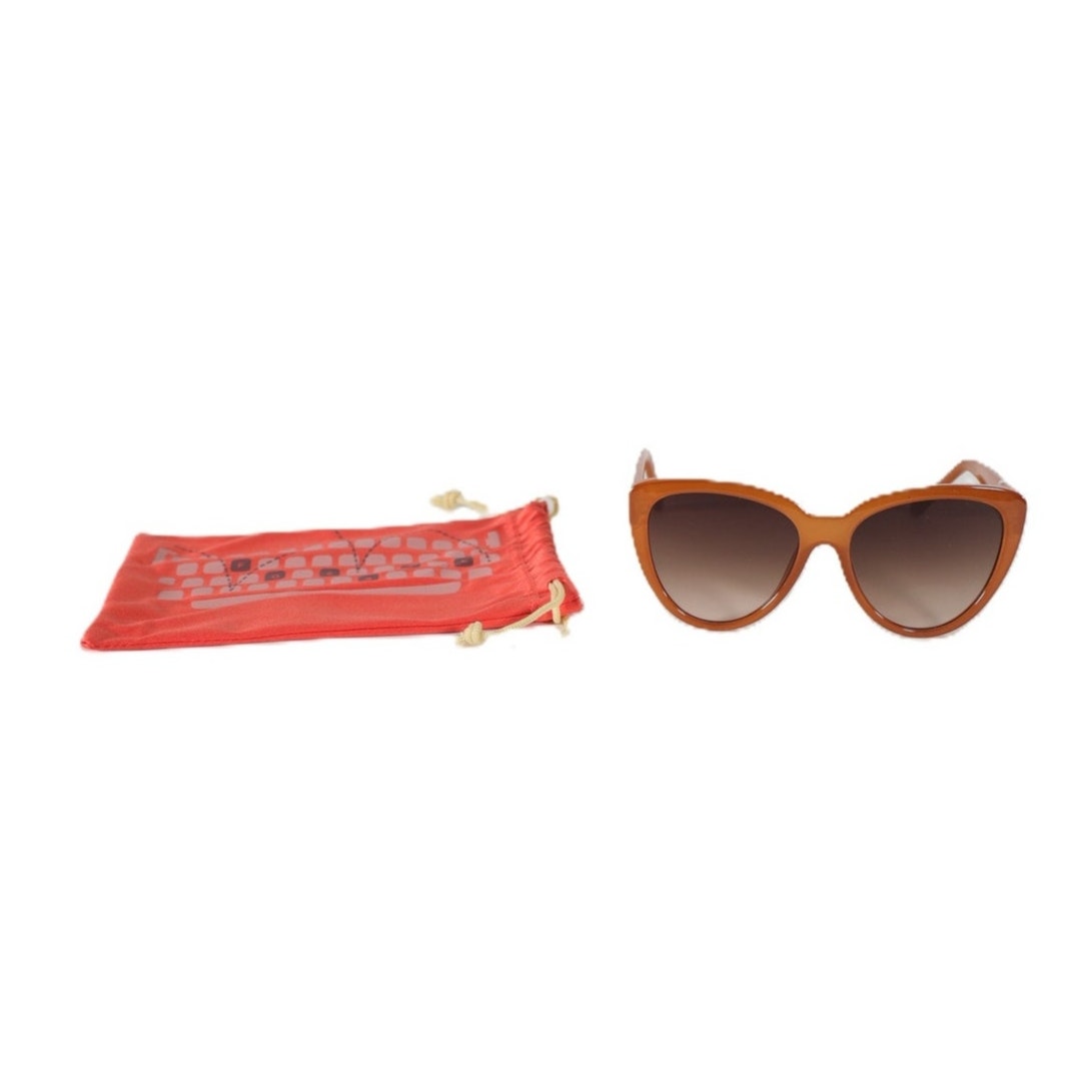 Fossil Women's Cat Eye Sunglasses - Brown / Brown Gradient