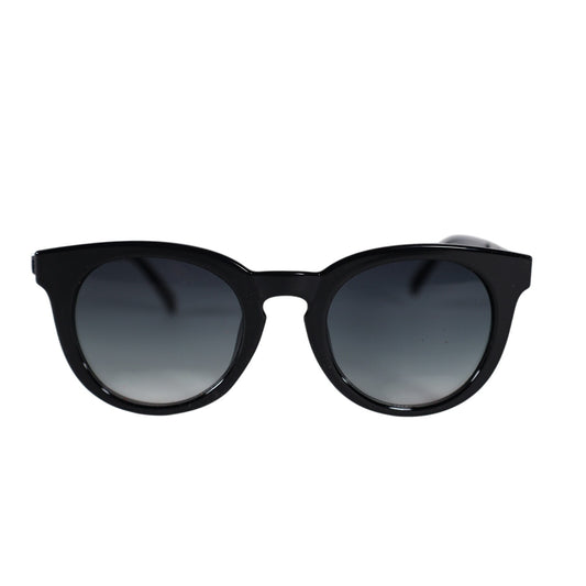 Fossil Round Women’s Sunglasses – Black / Grey