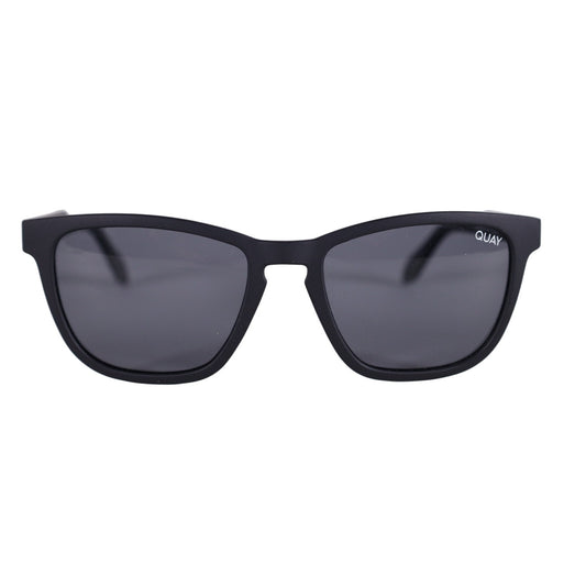Quay Australia HARDWIRE Polarized Sunglasses - Matte Black / Smoke