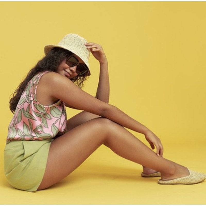 Gyal Bashy Boano Crochet Bucket Hat – Natural Straw