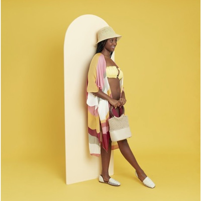Gyal Bashy Boano Crochet Bucket Hat – Natural Straw