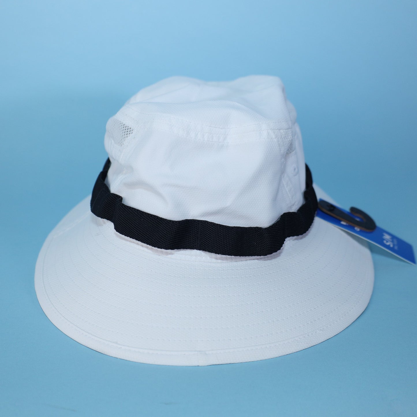 Adidas Mens Originals Webbing Boonie Sport Bucket Hat - S/M - Black/White