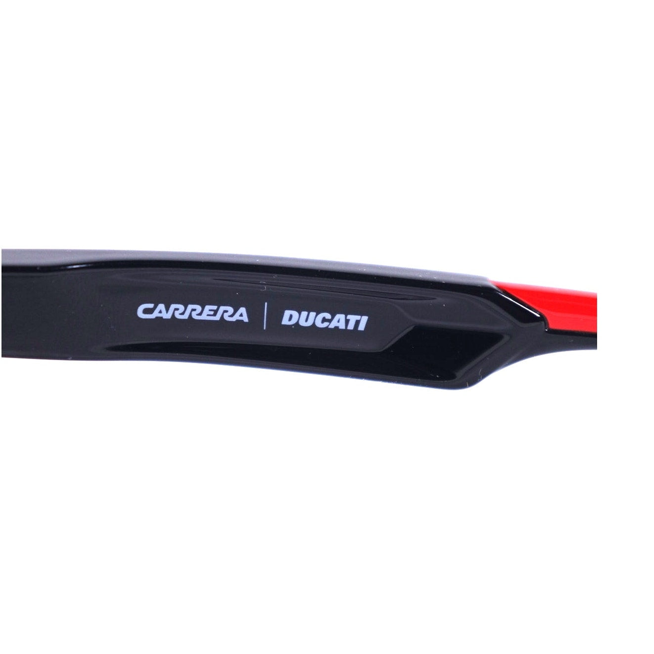Carrera x Ducati Square Lightweight Sunglasses - Black Frame/Red Mirrored