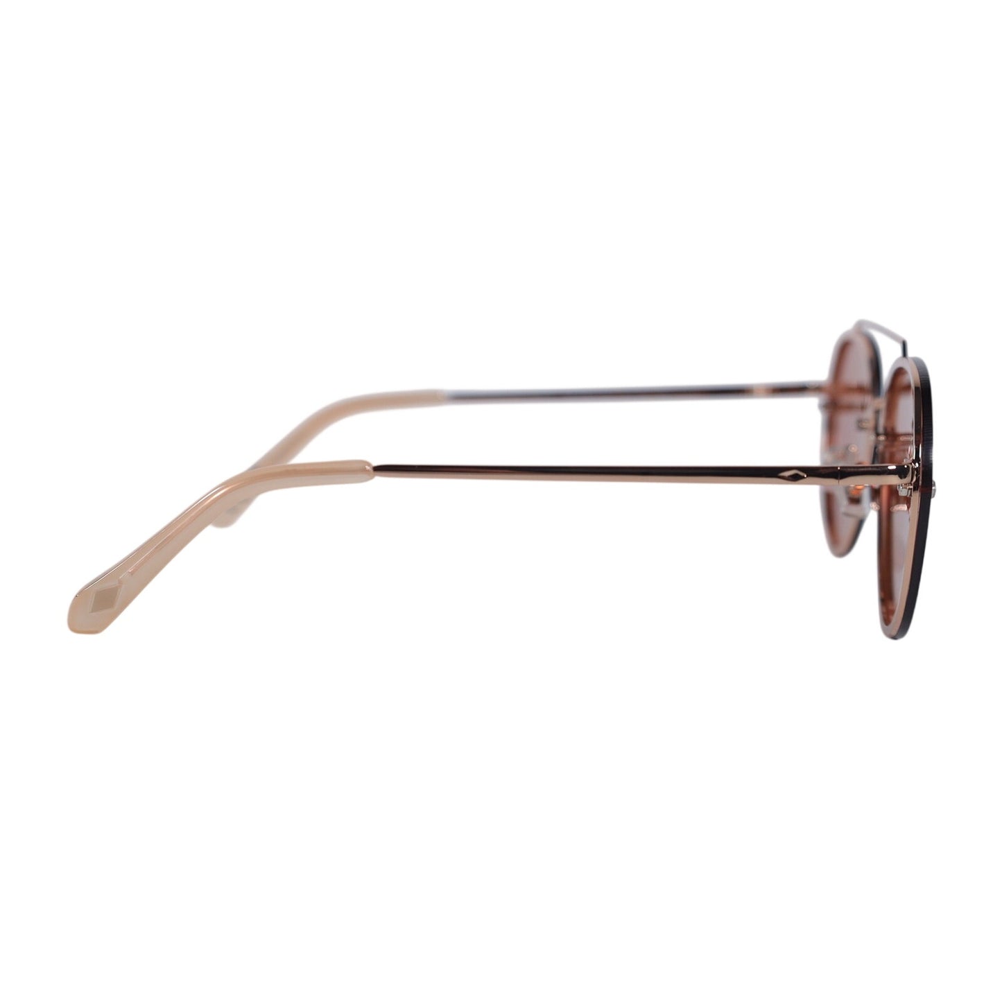 Fossil Rimless Aviator Women's Sunglasses - Rose Gold