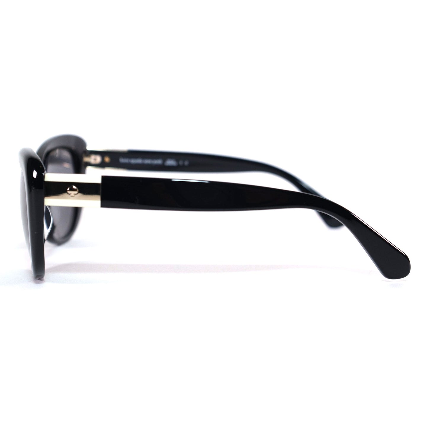 Kate Spade EMMALYNN Cat Eye Polarized Womens Sunglasses - Black/Grey