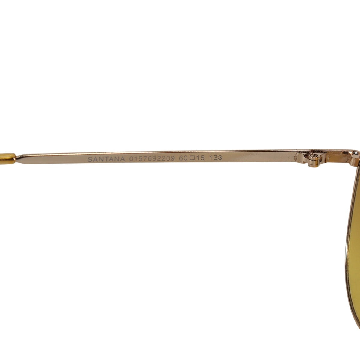 Steve Madden SANTANA Metal Aviator Sunglasses - Gold / Crystal Yellow