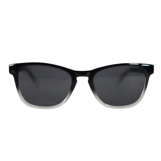 Quay Australia HARDWIRE Rectangle Sunglasses - Black Clear / Smoke