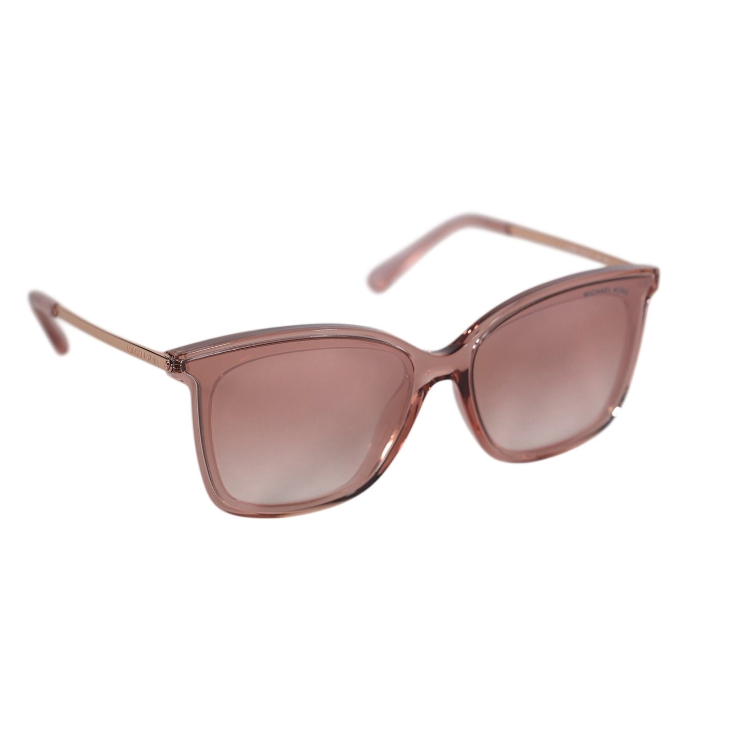 Michael Kors ZERMATT Women's Sunglasses-Transparent Pink / Rose Gold Mirror