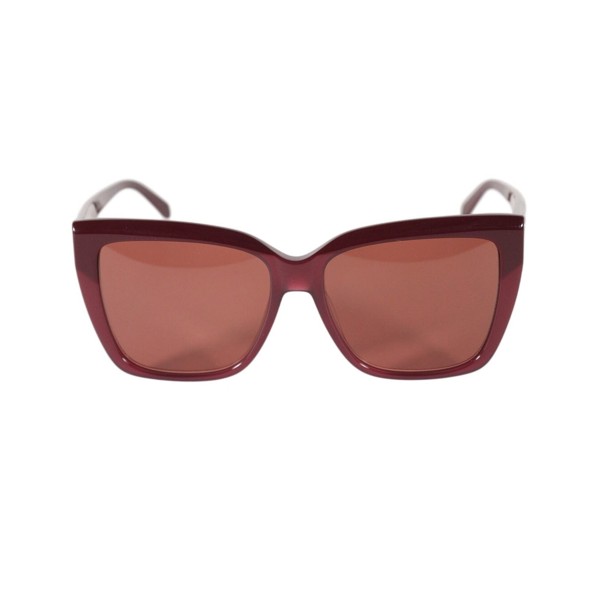 Salvatore Ferragamo Oversized Square Cat Eye Women's Sunglasses - Wine / Red