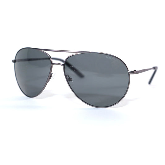 Nike CHANCE Aviator Polarized Mens Sunglasses - Satin Gunmetal / Grey