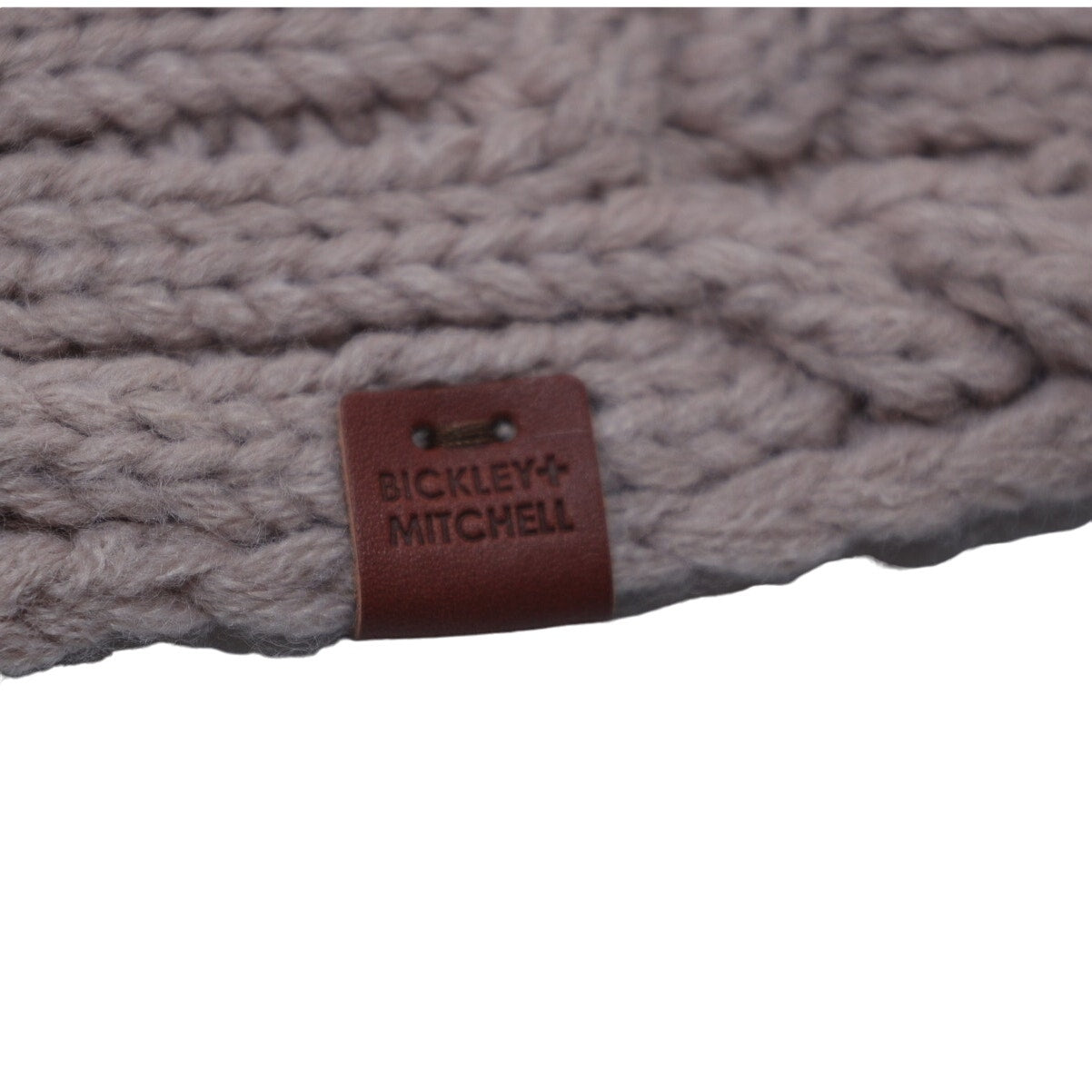 Bickley + Mitchell Amsterdam Knit Fringe Scarf - Dusty Rose - NWT
