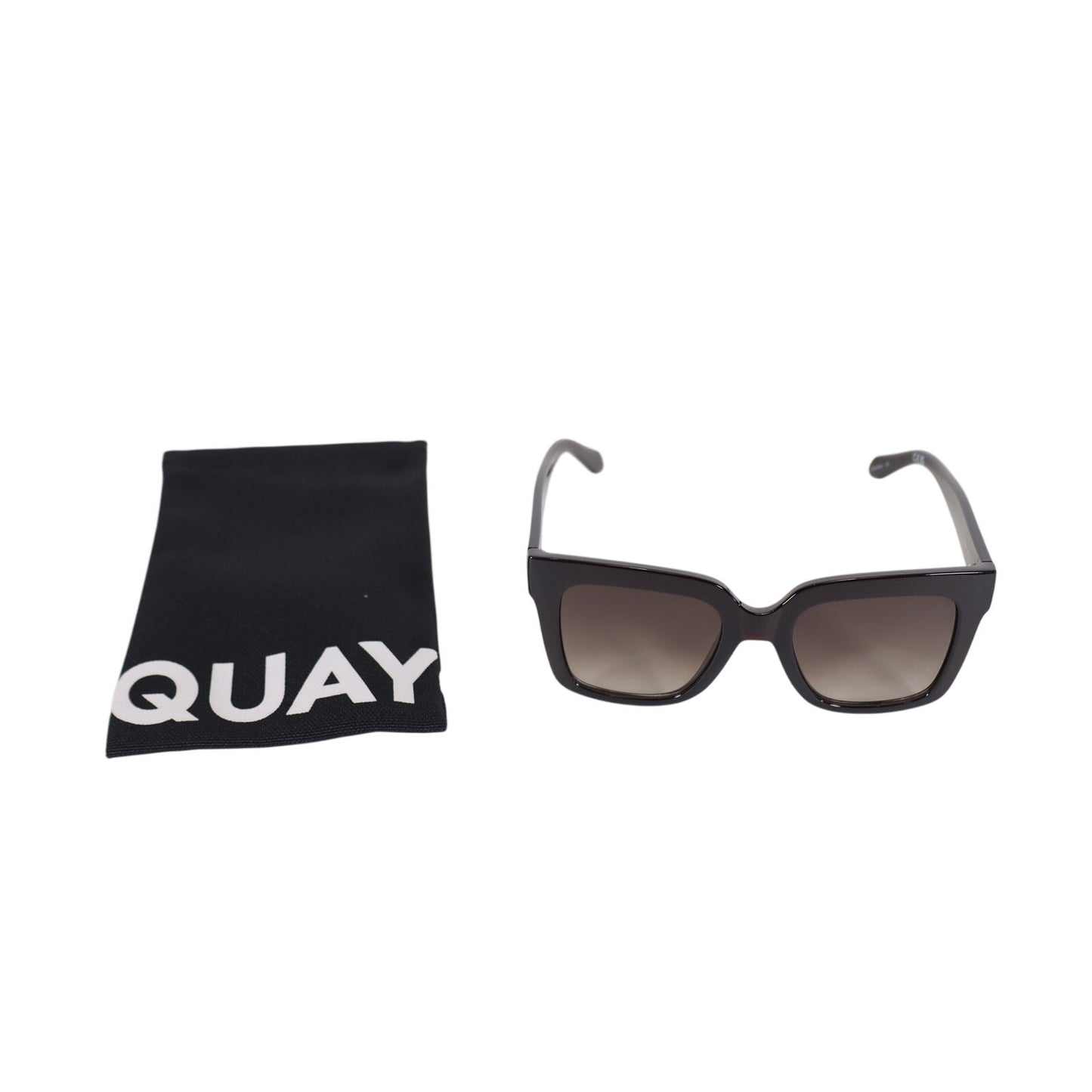 Quay Australia ICY Oversized Square Sunglasses - Espresso Brown / Brown