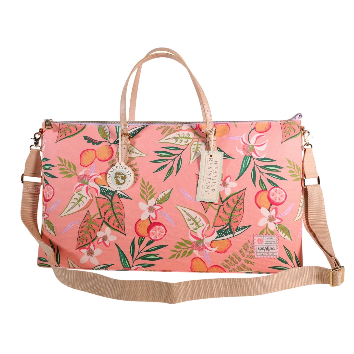 Spartina 449 Voyager Travel Duffle Bag - Pink Lemonade