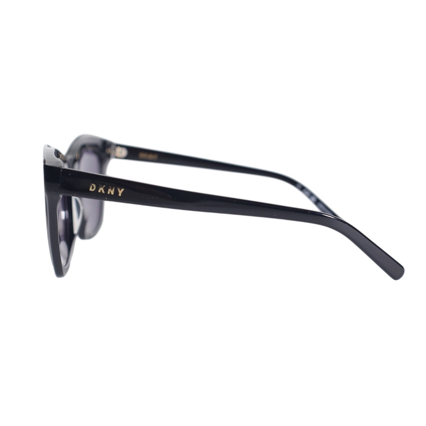 DKNY Square Cat Eye Women's Designer Sunglasses – Black / Grey