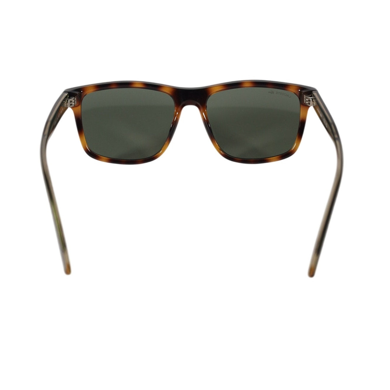 Lacoste Men's Square Lightweight Sunglasses - Tortoise / Green