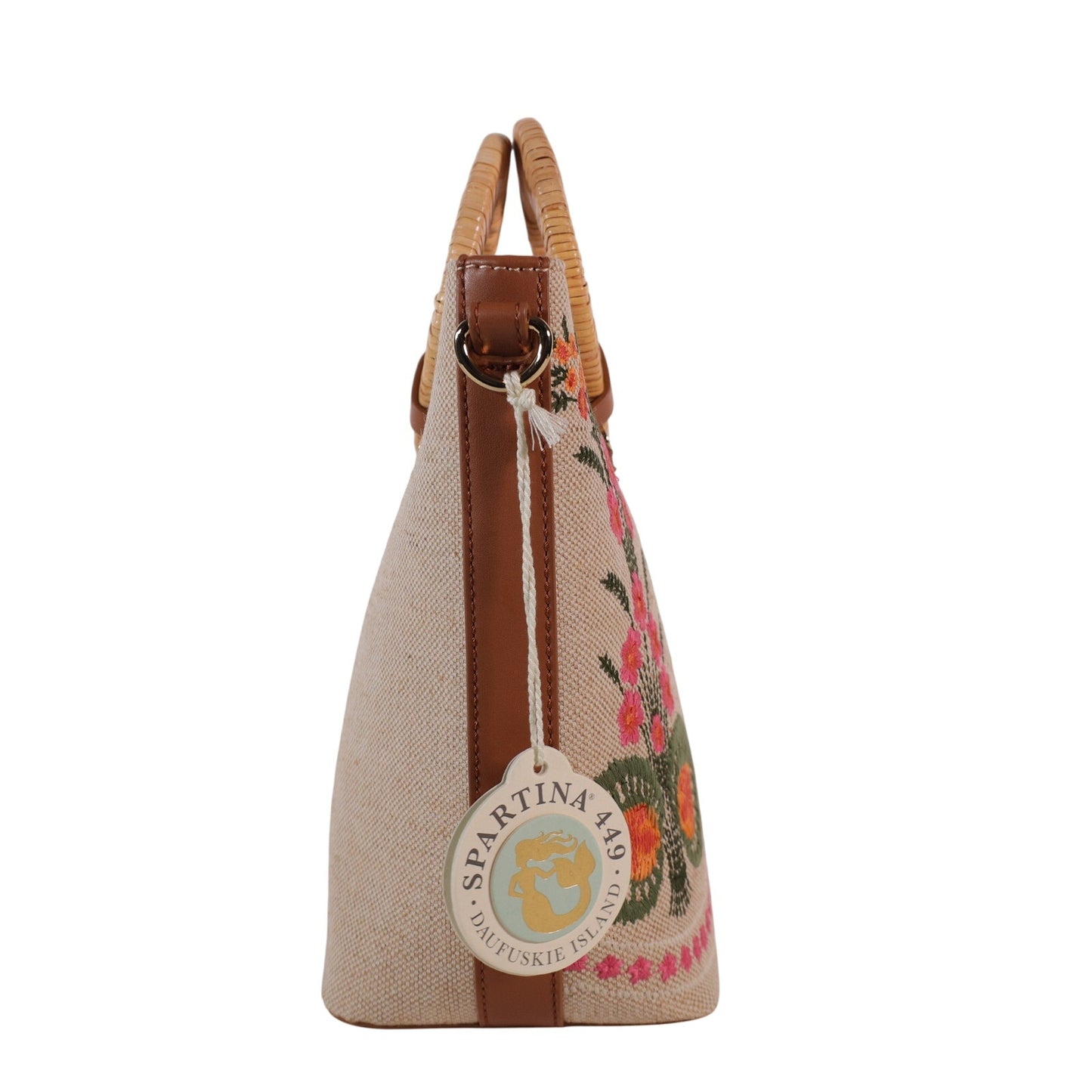Spartina 449 Lauren Crossbody Coastal Tote - Alljoy Landing Pineapple