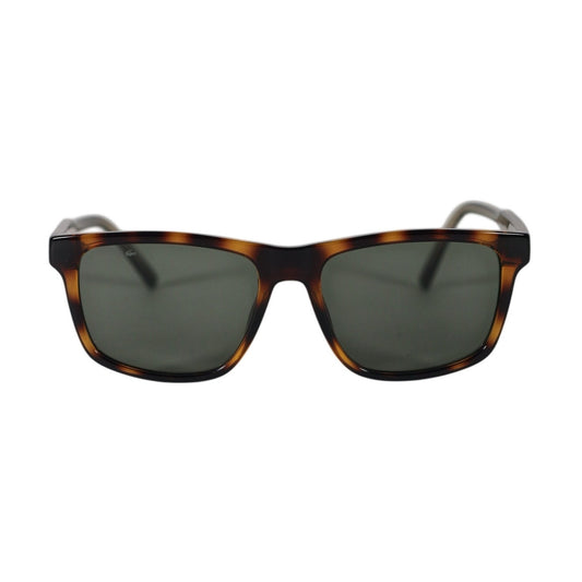 Lacoste Men's Square Lightweight Sunglasses - Tortoise / Green