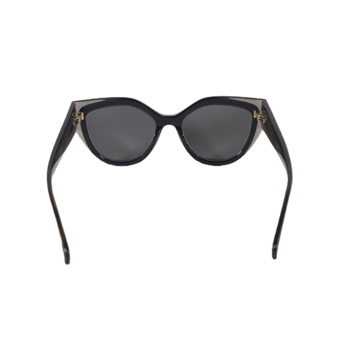 Salvatore Ferragamo Women's Cat Eye Sunglasses - Transparent Grey / Black