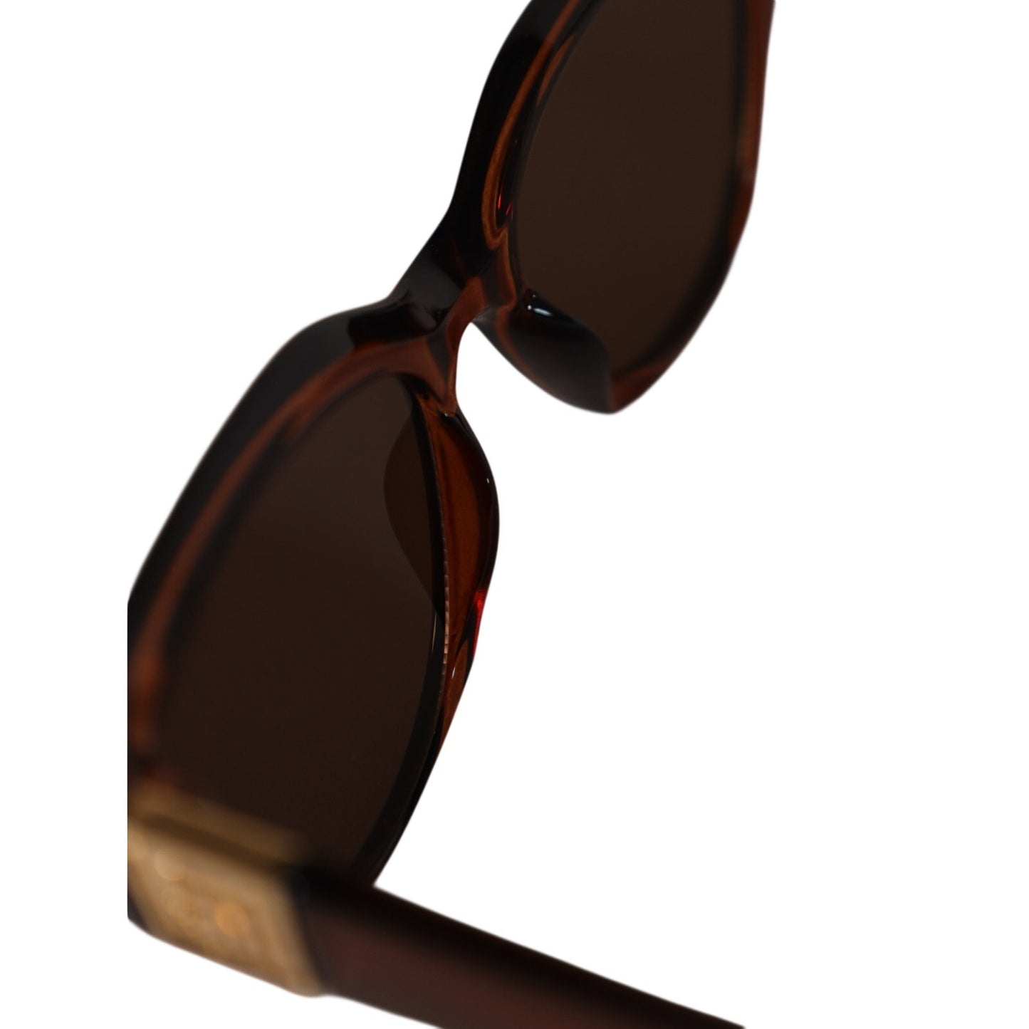 Steve Madden SHAINEY Cat Eye Women's Sunglasses - Transparent Chocolate Brown/Brown