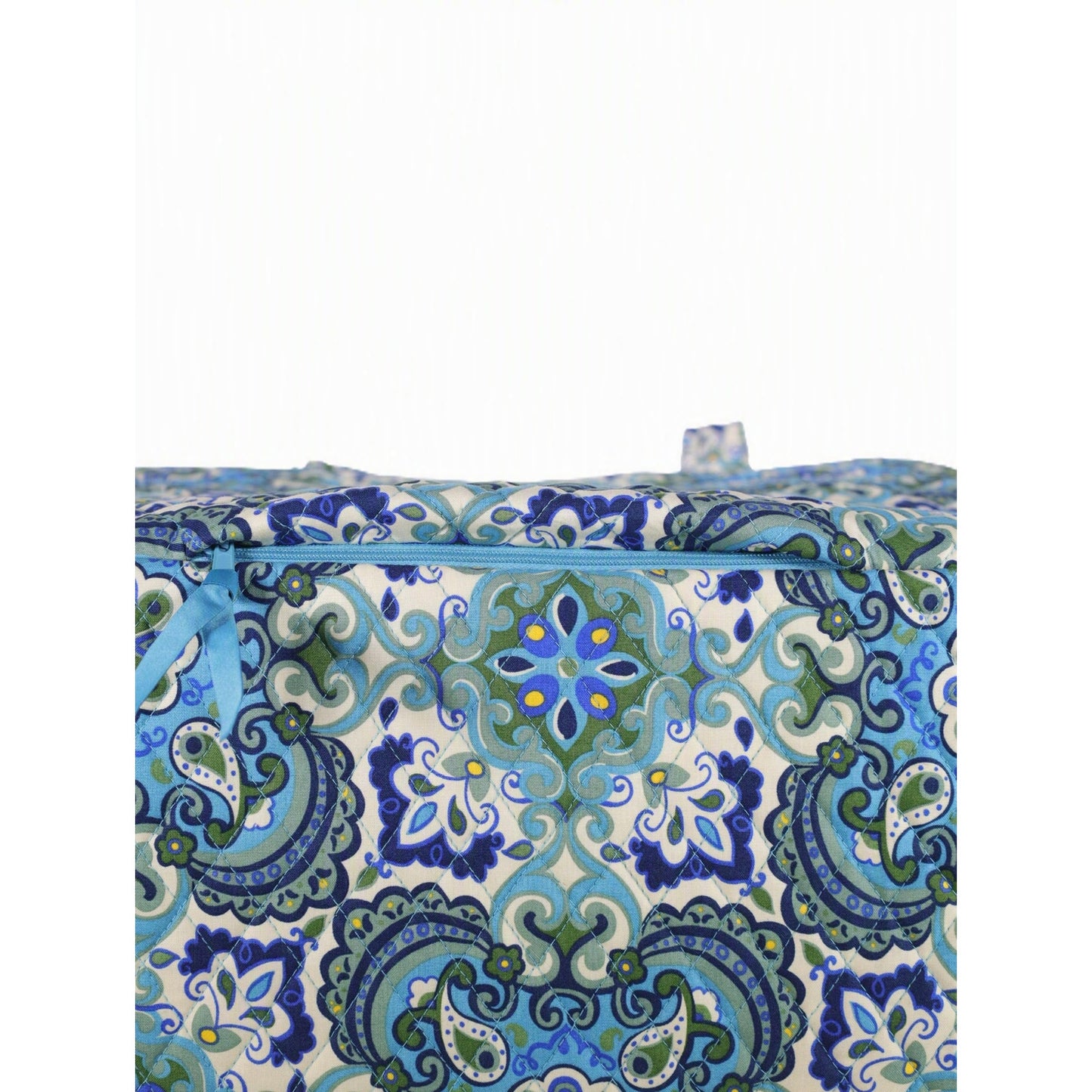 Vera Bradley Large Cotton Quilted Weekender Travel Bag - Maritime Medallion