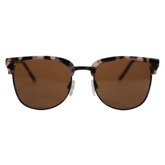 Quay Australia EVASIVE Round Sunglasses – Milky Tortoise / Brown